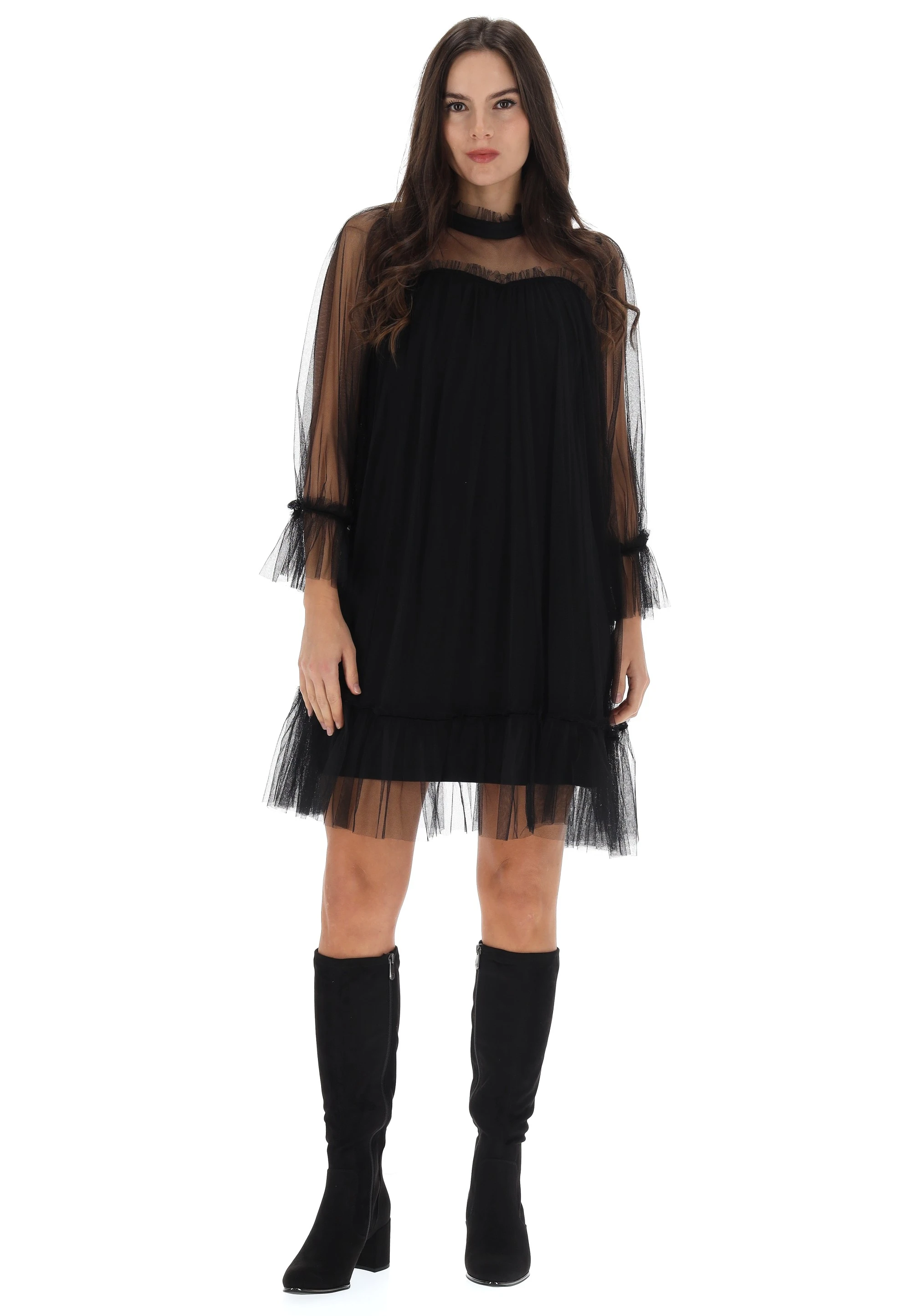 Vestito corto in tulle Choklate donna